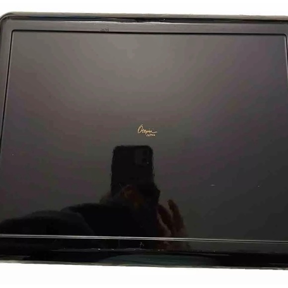 Decorative Seashell Serving Rectangular Tray Black Lacquer Otagiri Japan VNTG - Picture 4 of 5